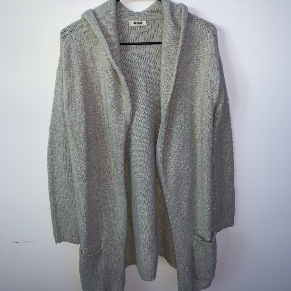 Woman’s Grey Cotten Cardigan
